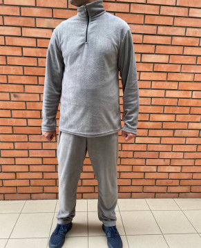 ЧОЛОВІЧА ФЛІСОВА ТЕРМОБІЛИЗНА СІРОГО КОЛЬОРУ