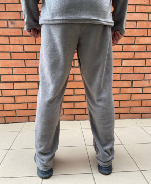 ЧОЛОВІЧА ФЛІСОВА ТЕРМОБІЛИЗНА СІРОГО КОЛЬОРУ