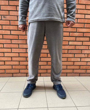 ЧОЛОВІЧА ФЛІСОВА ТЕРМОБІЛИЗНА СІРОГО КОЛЬОРУ