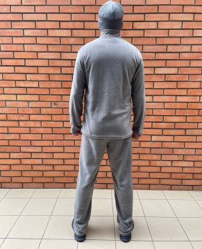 ЧОЛОВІЧА ФЛІСОВА ТЕРМОБІЛИЗНА СІРОГО КОЛЬОРУ