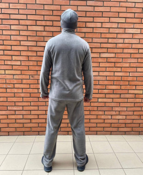 ЧОЛОВІЧА ФЛІСОВА ТЕРМОБІЛИЗНА СІРОГО КОЛЬОРУ