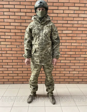 ЗИМОВИЙ КОСТЮМ ГОРКА НА ФЛІСІ ДЛЯ ЗСУ ПІКСЕЛЬ