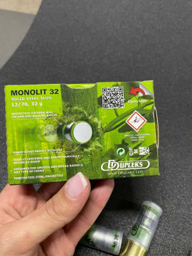 Гладкоствольний патрон D DUPLEKS MONOLIT 32, КАЛ.12/70