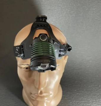 Світлодіодний налобний ліхтар Білий/Червоний