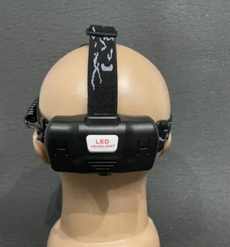 Світлодіодний налобний ліхтар Білий/Червоний