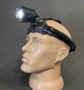 Світлодіодний налобний ліхтар Білий/Червоний