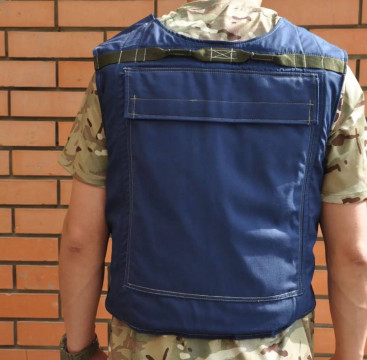 Плитоноска швидкознімна універсального розміру, синя без плит