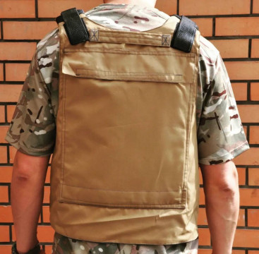 Плитоноска швидкознімна універсального розміру, койот, без плит