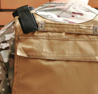 Плитоноска швидкознімна універсального розміру, койот, без плит