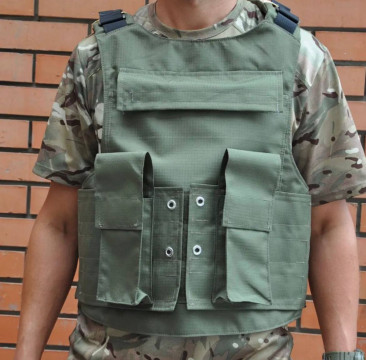 Жилет-плитоноска універсального розміру в кольорі олива