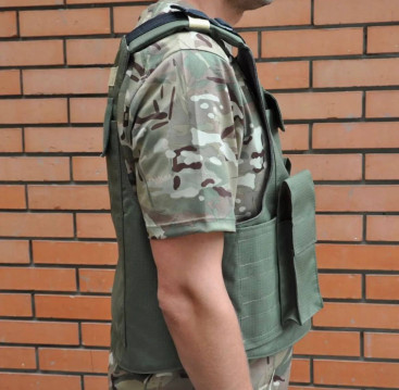 Жилет-плитоноска універсального розміру в кольорі олива