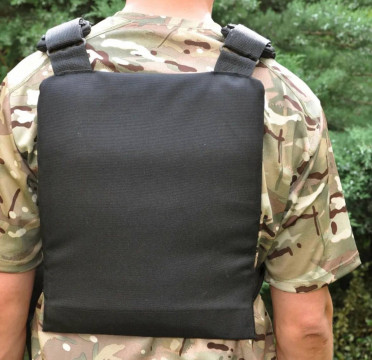 Тактична плитоноска універсального розміру, чорна, без плит