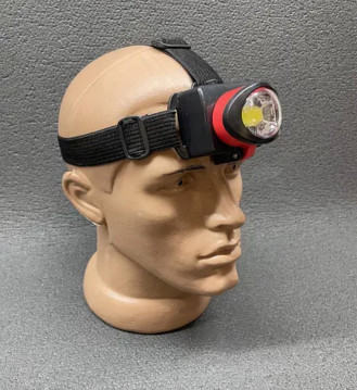 Ліхтар налобний 220V із вбудованим акумулятором