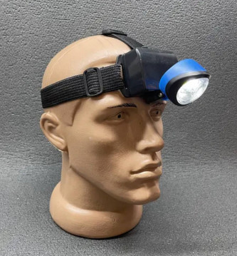 Налобний ліхтар 220V із вбудованим акумулятором
