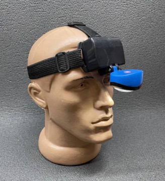 Налобний ліхтар 220V із вбудованим акумулятором