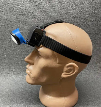 Налобний ліхтар 220V із вбудованим акумулятором