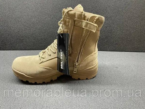Армійські тактичні берці Mil-Tec YKK KHAKI Coyote
