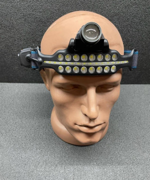 Ліхтар налобний Bailong червоне світло White Red, датчик руху