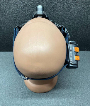 Ліхтар налобний Bailong червоне світло White Red, датчик руху