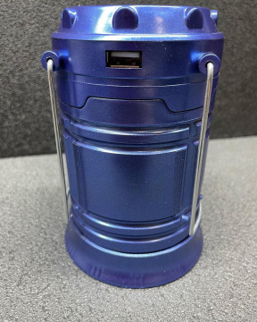 Складаний ліхтар із сонячною батареєю та функцією Powerbank