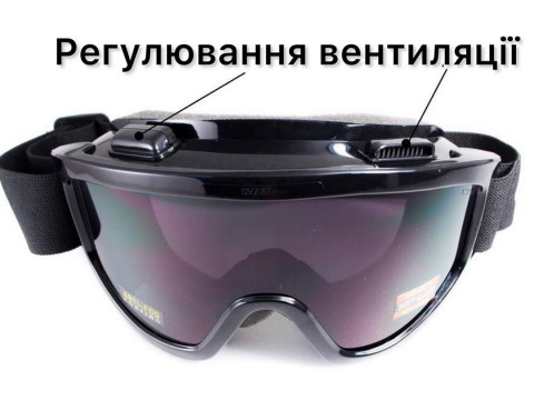 ЗАХИСНІ ОКУЛЯРИ- МАСКА GLOBAL VISION WIND-SHIELD ANTI-FOG