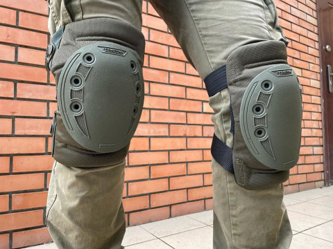 Професійні військові наколінники (олива)