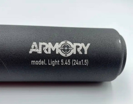 Саундмодератор для АК АКМ, АК74, ПКМ калібр 5.45х39 Armory Light 24Х1.5