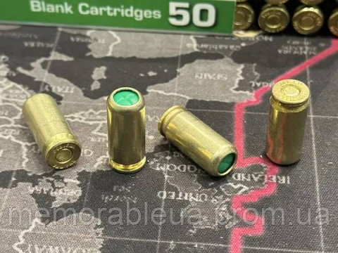 Холостий пістолетний патрон Maxx Tech 9 мм P.A, сигнальний патрон 9 mm