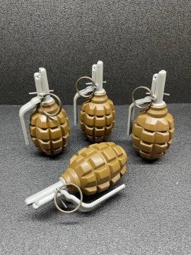 Страйкбольна імітаційно-тренувальна граната з активною чекою ПІРО-Ф1 горох