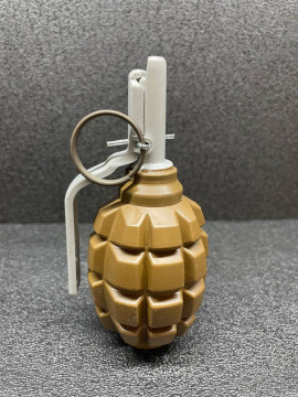 Страйкбольна імітаційно-тренувальна граната з активною чекою ПІРО-Ф1 горох