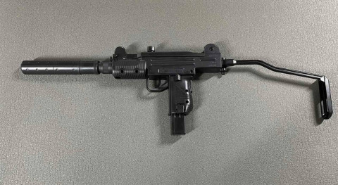 ПНЕВМАТИЧНИЙ ПІСТОЛЕТ-КУЛЕМЕТ UMAREC IWI MINI UZI BLOWBACK 4.5мм