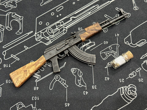 Миниатюрная Стреляющая Модель AK-47 Калибр 2 mm Centerfire