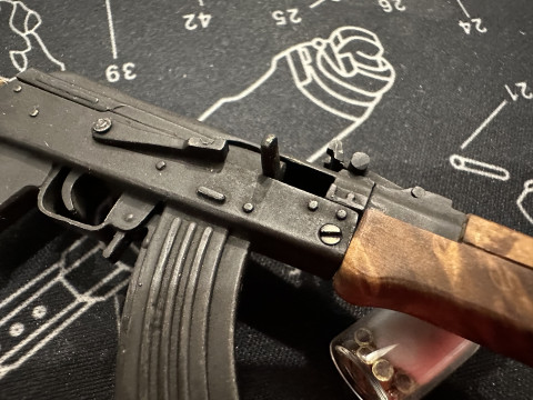 Миниатюрная Стреляющая Модель AK-47 Калибр 2 mm Centerfire