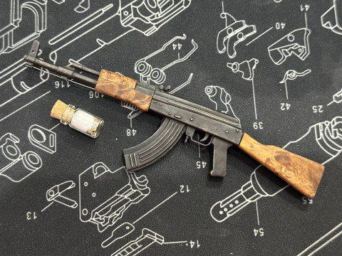 Миниатюрная Стреляющая Модель AK-47 Калибр 2 mm Centerfire