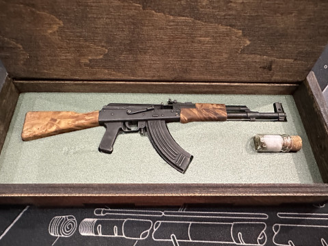 Миниатюрная Стреляющая Модель AK-47 Калибр 2 mm Centerfire