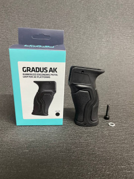 РУКІВ'Я ПІСТОЛЕТНЕ FAB ДЛЯ AK, ОБГУМОВАНЕ, ЧОРНЕ