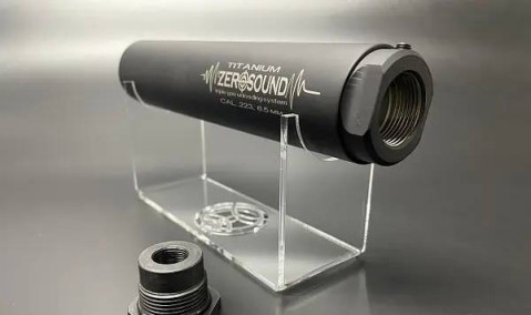 Titanium Zero Sound саундмодератор калібр 5.45 6.5 .223 .243 з перехідником