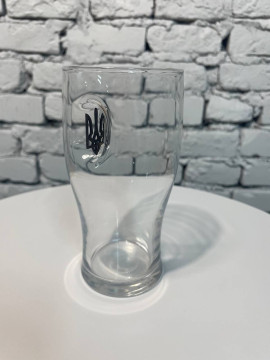 Пивний бокал з гербом України, 500 мл