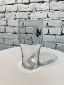 Пивний бокал з гербом України, 500 мл