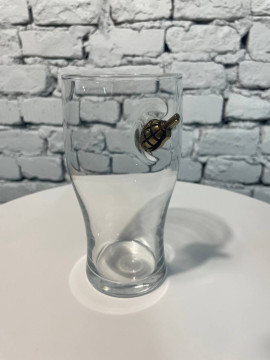 Пивний келих з інкрустованою гранатою-лимонкою із латуні