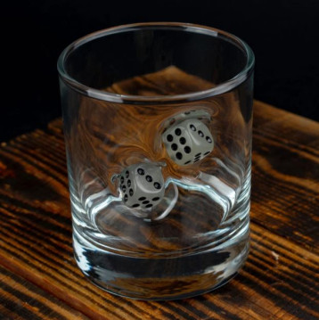 Пара склянок з кубиками в подарунковій упаковці