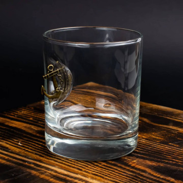 Склянка для віскі з якорем
