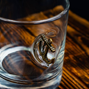 Склянка для віскі з якорем