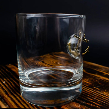 Склянка для віскі з якорем