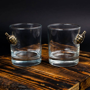 Пара склянок з лимонкою в подарунковій упаковці