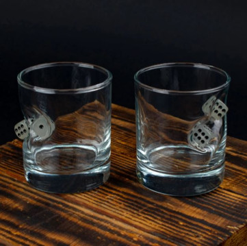 Склянка для віскі з кубиком