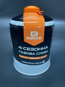 Газовий балон BaseCamp 4 Season Gas 450 г