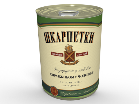 Консервовані Шкарпетки Справжньому Чоловікові Jameson - Подарунок Чоловікові - Подарунок Коханому Чоловікові