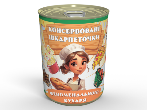 Консервовані Шкарпеточки Феноменального Кухаря - Приємний Та Несподіваний Подарунок Для Кулінара