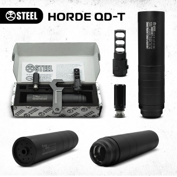Швидкоз'ємний титановий саундмодератор HORDE QD-Т